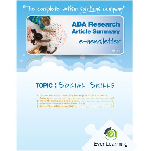 Social Skills ABA Literature Summary